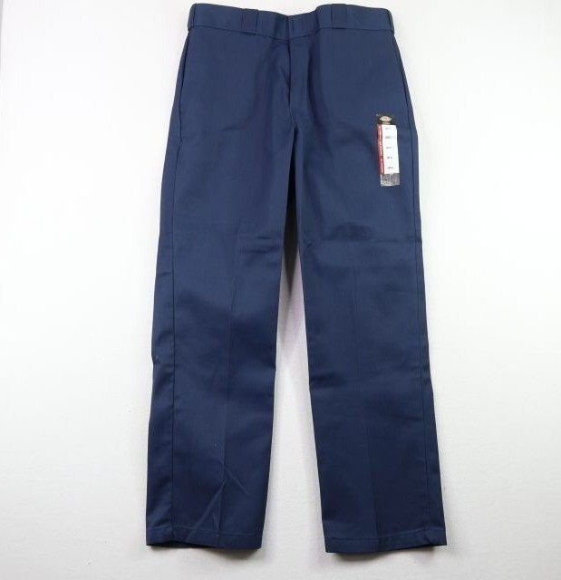 Dickies 874 Flex Work Pants Mens 36x32 Blue Original Fit Classic Comfort Durable