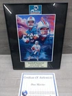 Dan Marino Signed and Framed 5x7 Photo w/coa. HOF 2005 FOOTBALL IMMORTAL.