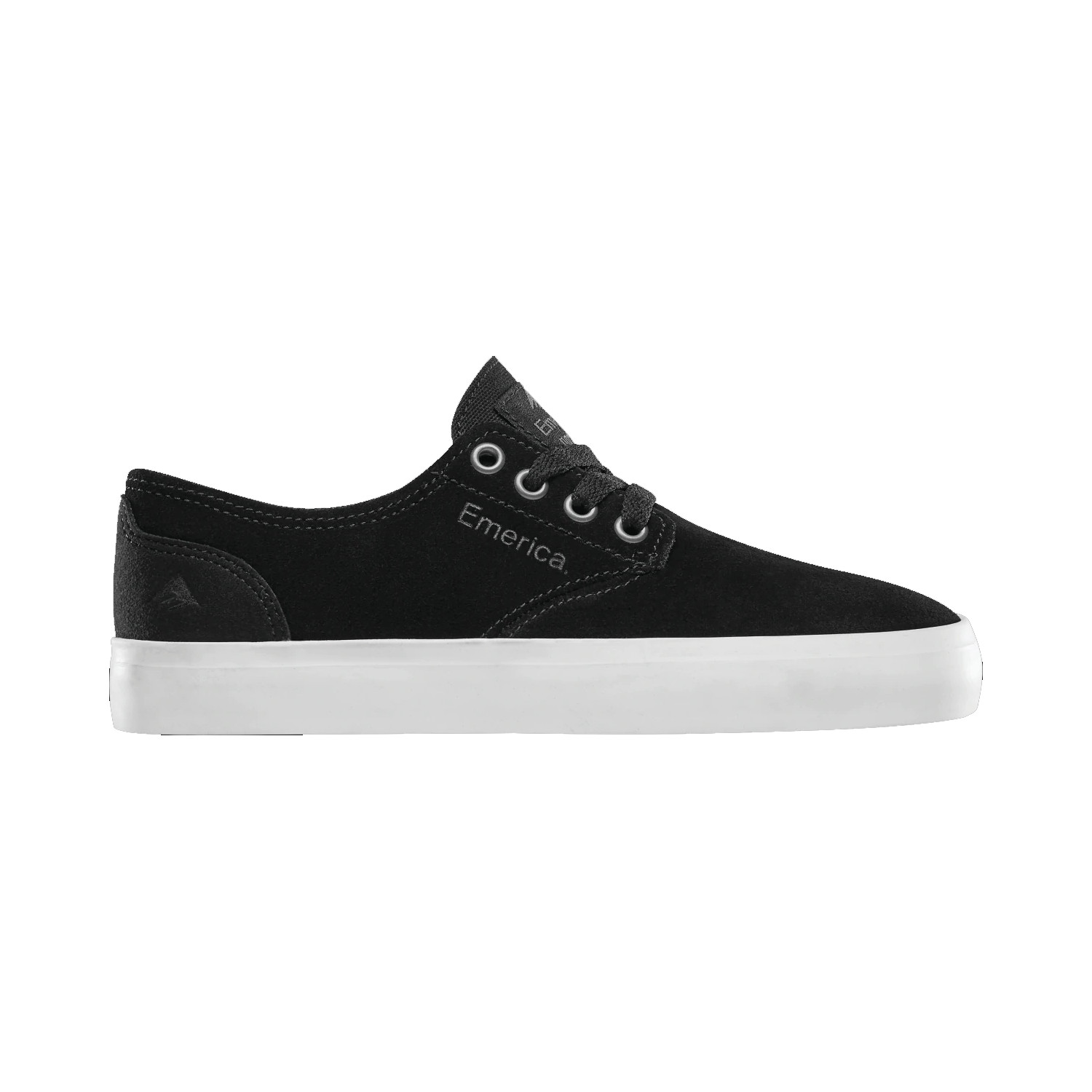 Emerica Kids Skateboard Shoes The Romero Laced Youth Black/White/Gum Youth