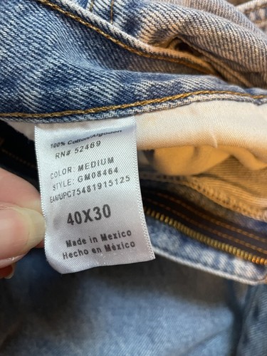 3 pairs George/Wrangler men's jeans size 40x30 - Picture 16 of 18
