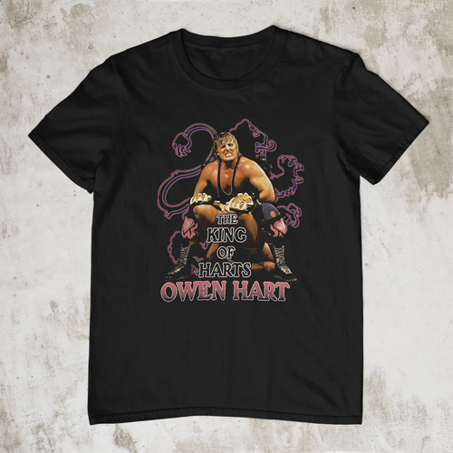 Owen Hart Pro Wrestling T-Shirt Cotton 