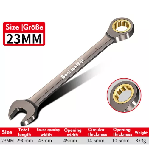 6mm - 32mm Ratschen-Ringmaulschlüssel Ratschenschlüssel Knarrenschlüssel SW - Bild 44 von 58