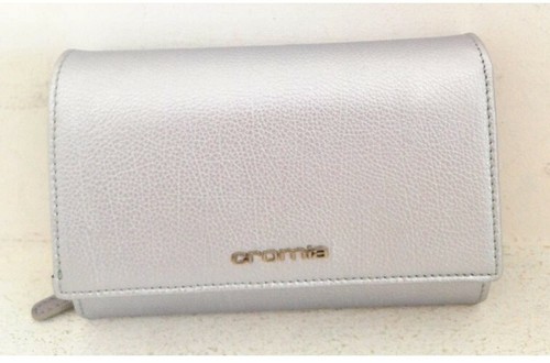 CROMIA WALLET AKUA PELLE PORTAFOGLI ARGENTO prezzo listino € 90,00 franchi  | eBay