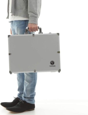 TOYGER CEO Storage Aluminum Attache Card Case over 5000 cards New