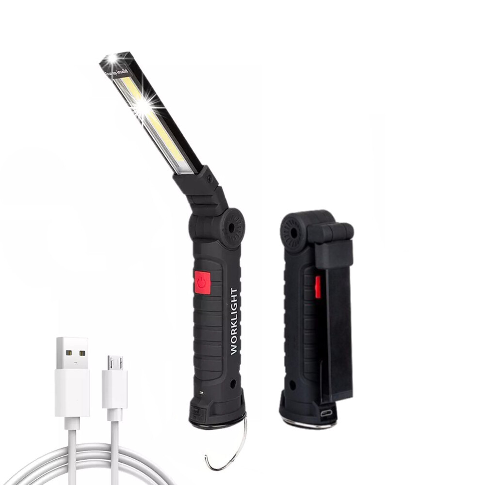 Lampada da Banco Lavoro LED Magnetica Ricaricabile Professionale Officina Pesca