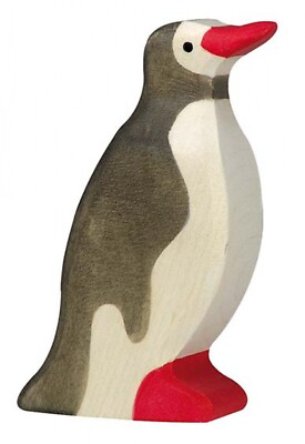 Holztiger 80211 Pinguin Holzfigur bemalt