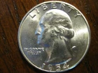 1954 Washington Quarter Dollar Gem BU!