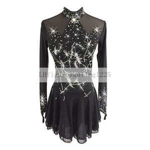 black and wine dress