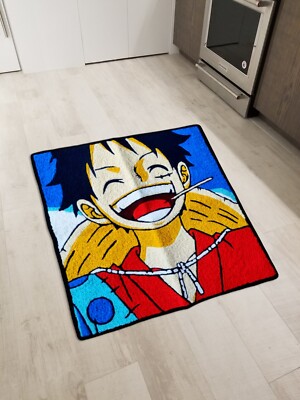 One Piece Manga Monkey D Luffy Hypebeast Area Rugs Living Room