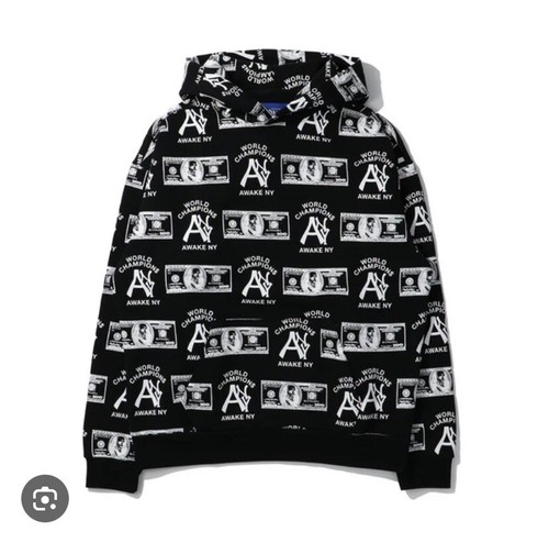 Awake New York “World champion Hoodie Pullover Pockets Streetwear XL - Picture 2 of 3