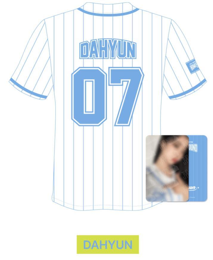 TWICE BASEBALL UNIFORM  9ROUND ミナ TWICE BASEBALL UNIFORM HOME 9ROUND ミナちゃん