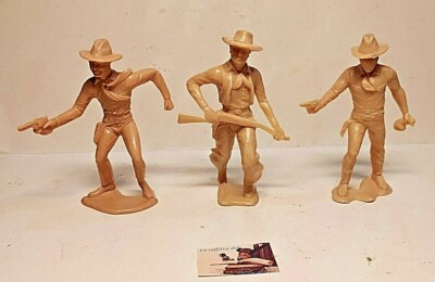 Soldatini Toy Soldiers Marx Cowboys plastica scala acheter 1:32 cm 8