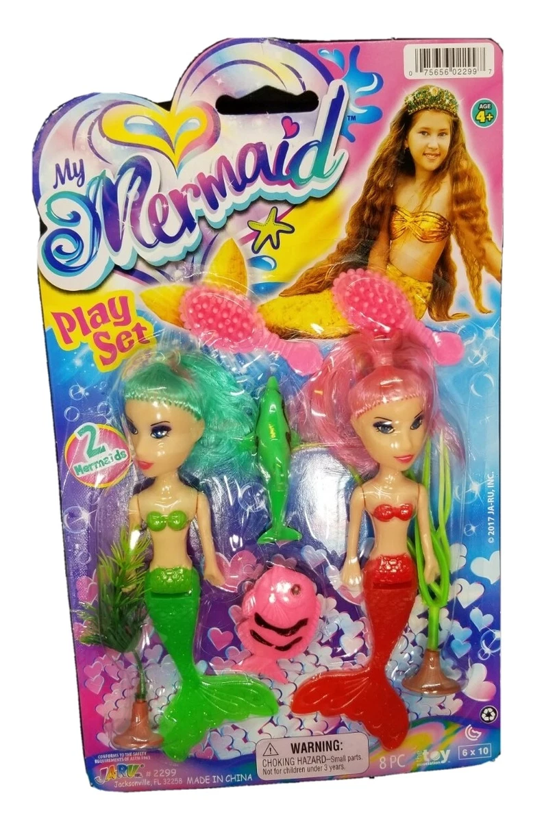 JaRu My Mermaid Play Set. Accessories and little sea creatures may vary
