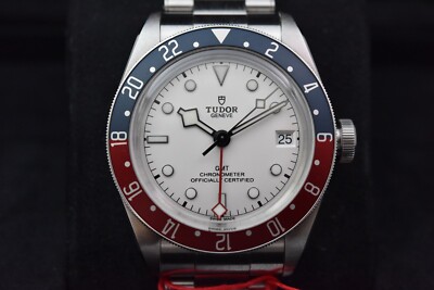 Tudor Black Bay GMT Opaline dial 79830RB, mint, paper & box