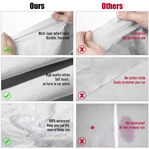 For Mercedes Benz ML350 190" SUV Cover Waterproof All Weather Anti-UV 6-Layer - Picture 6 of 8