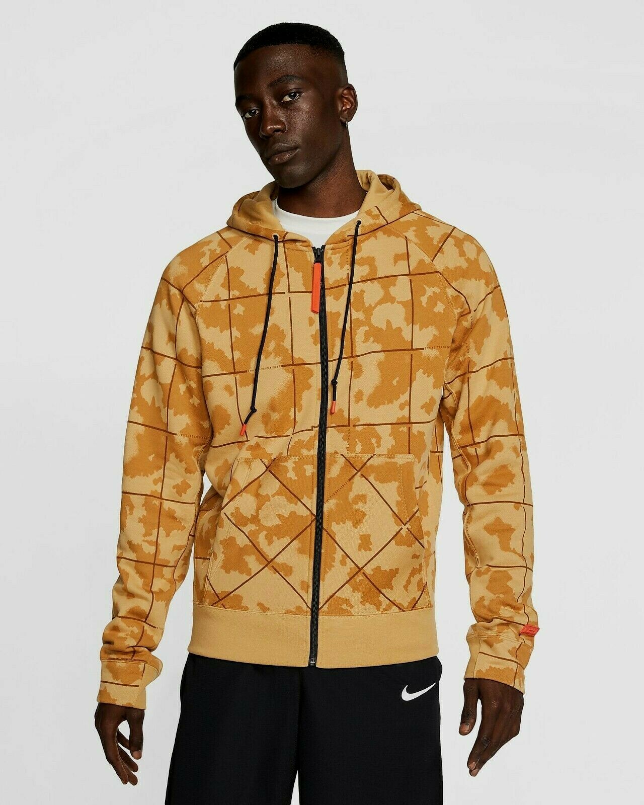 Nike Fleece LeBron Full-Zip Basketball Hoodie MEN'S Size S M Club Gold |  eBay