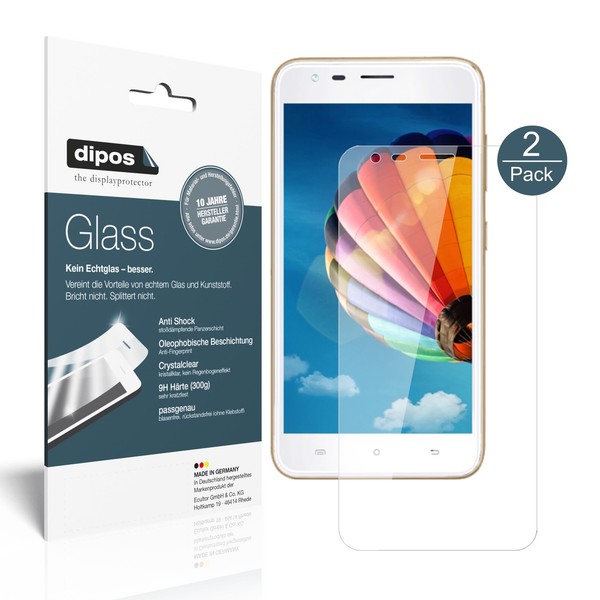 2X Schutzfolie FüR Hafury Mix - Anti-Shock 9H Folie Dipos Glass Displayfolie-image