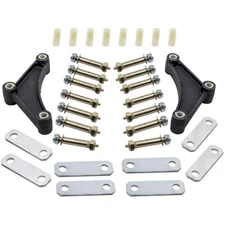 Tandem Axle Trailer Leaf Spring Suspension Rebuild Kit Wet Bolt 3" Shackle