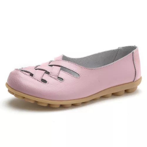 UK Women Ladies Slip On Leather Comfy Work Summer Casual Loafers Shoes Sizes $ - Picture 12 of 36