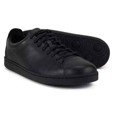 Image of Clarks Unisex Kids Nate Lace Black Leather School trainers UK Size 13.5 F