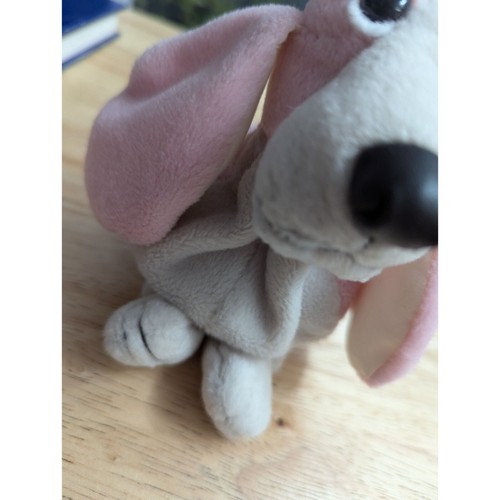Applause Hush Puppies Passion Pink Basset Hound Bean Bag stuffed toy #3 5 inch - Picture 4 of 11
