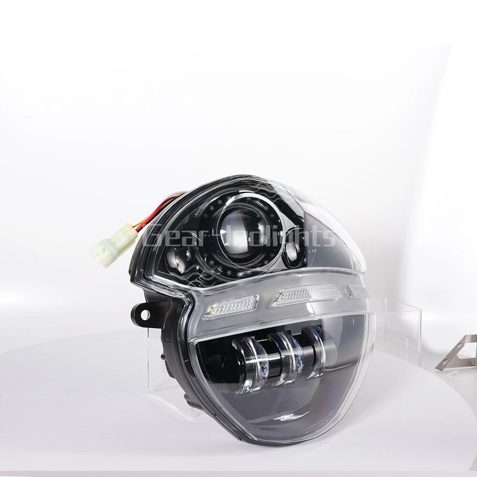 Faro LED para moto Ducati Monster 695 696 795 796 1100 1100S 1100 EVO Foto 4 de 4