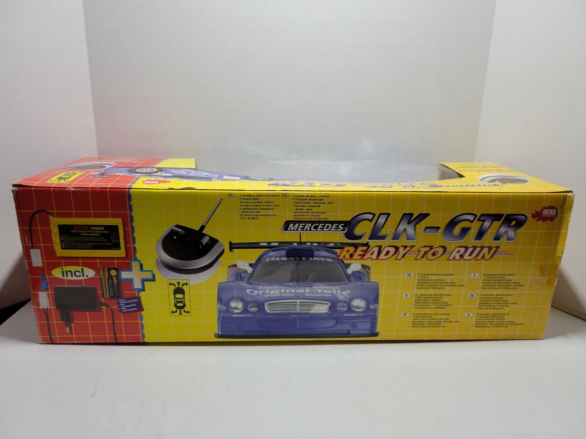 メルセデス　CLK-GTR 10/1 フルファンクション　ラジオコントロールカー Dickie Spielzeug Mercedes CLK-GTR Blue Limited Edition RC