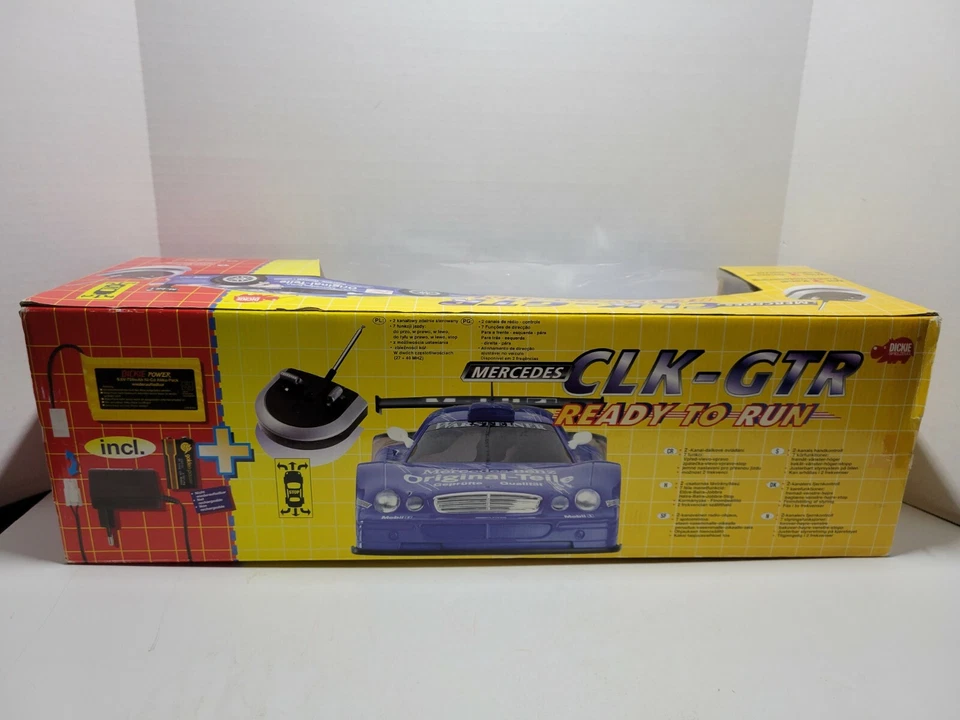 Dickie Spielzeug Mercedes CLK-GTR Blue Limited Edition RC Car w/ Remote Control - Image 2 of 4