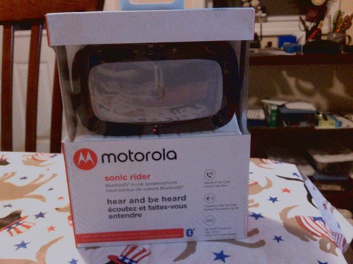 Motorola Mobile Accessories Sonic Rider SP-005BK/89589N Bluetooth Wireless NEW - 第 1/3 張圖片