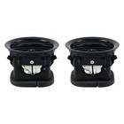 2 Stücke Lüftungsdüse Lüftungsgitter für Opel Adam Corsa D Piano Schwarz 2201099