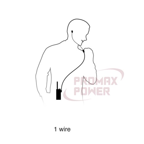 10x C-Shaped Swivel PTT Earpiece for Motorola Two-Way Radios CLS1110 CP200 CP110 - Picture 11 of 14