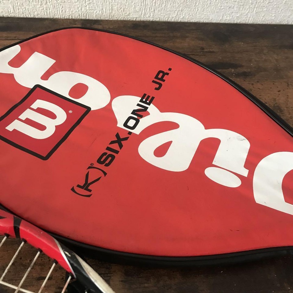 Tennis Racket Wilson Six One 26Jr With Case eBay