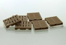 1:64 WOOD TONE PALLET PLASTIC 3D TO SCALE DIORAMA PART