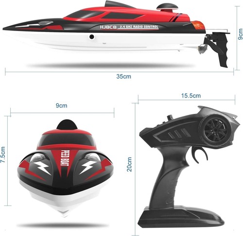 Remote Control Racing Boat – 25KM/H High-Speed, Wasserdicht 180º Flip Funktion - Bild 3 von 8
