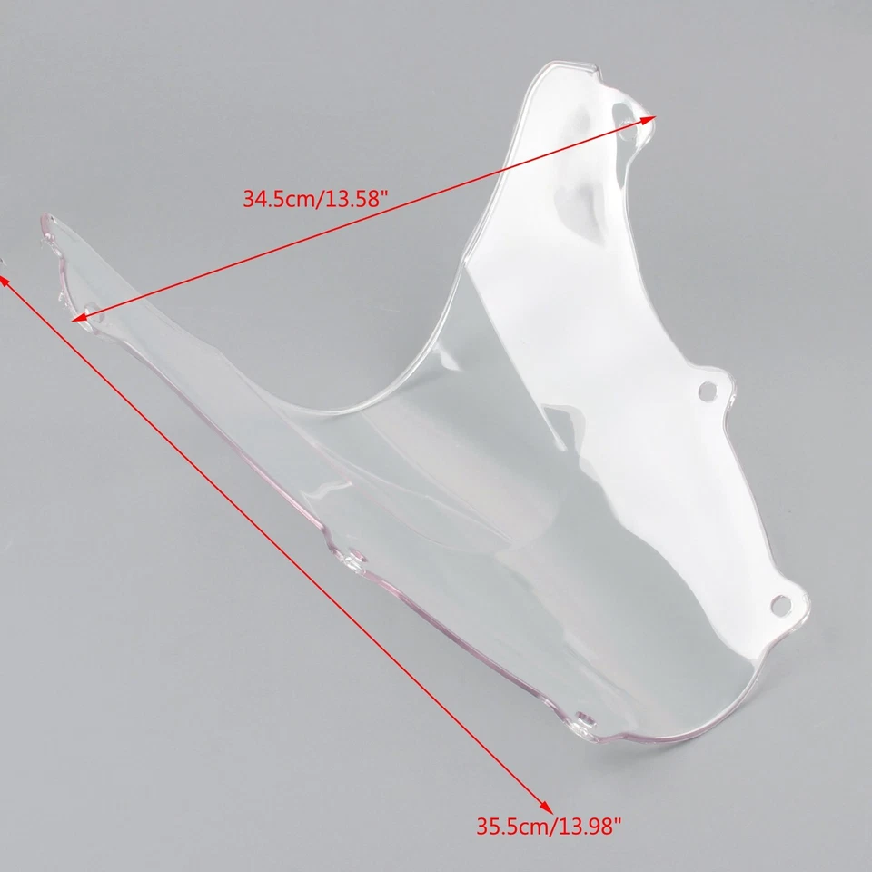 Windshield WindScreen Double Bubble For Suzuki SV650/SV650S 03-12 SV1000S Clear Foto 3 de 3