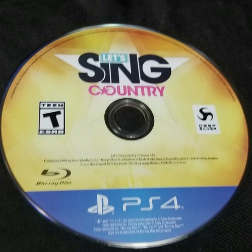 Lets Sing Country(Sony Playstation 4)Kenny Rogers Toby Keith Bebe & More PS4 - Picture 2 of 4
