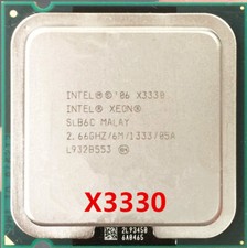 Intel Xeon X3330 CPU Quad Core 2.66Hz 1333MHz 6MB SLB6C LGA775 Processors