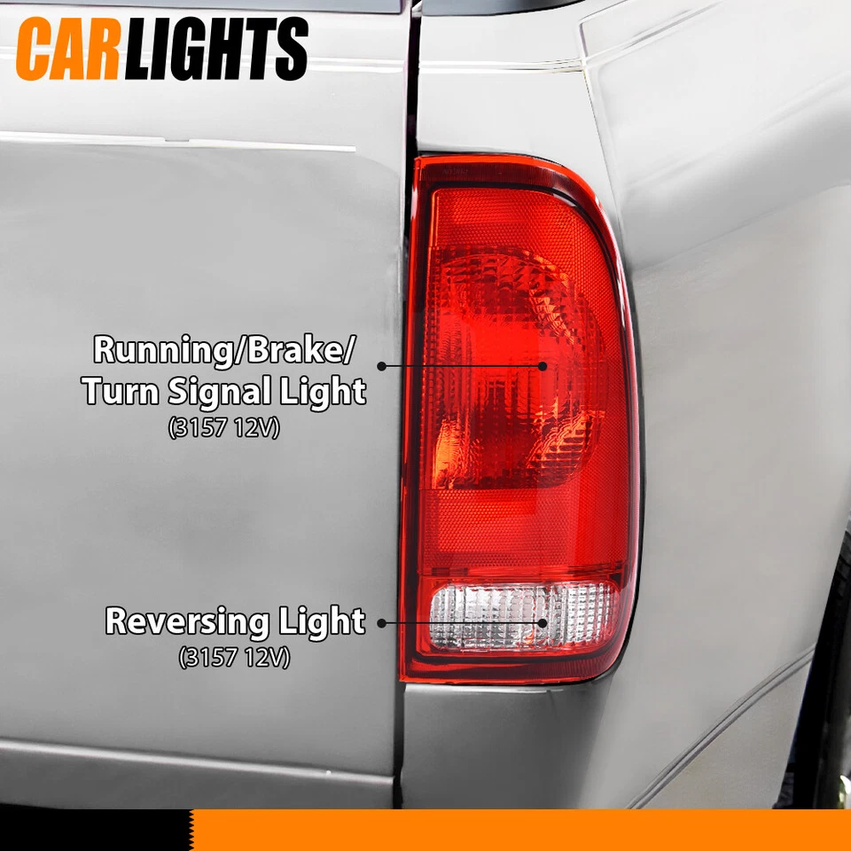 Fit For Ford 97-07 F150 F250 F350 F450 Super Duty Red Tail Light Right Left Foto 3 de 4