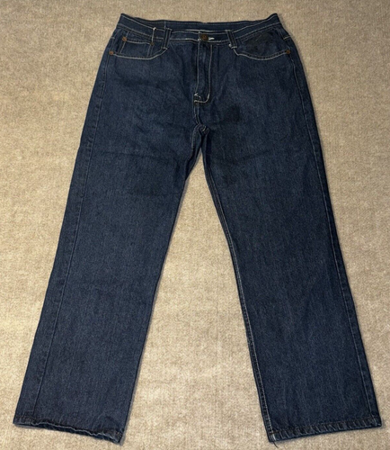 Vintage Makaveli Denim Jeans Pocket Print Graphics Men's 36X29 Y2K Loose Baggy - Picture 4 of 17