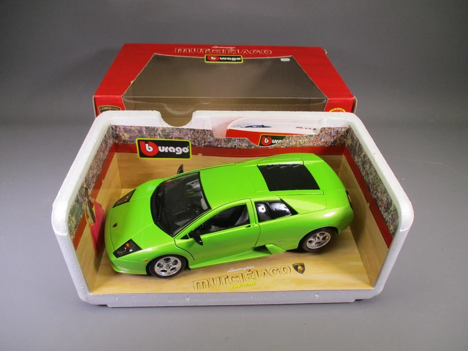 AX260 BURAGO 1/18 1:18 LAMBORGHINI MURCIELAGO REF 3316 VERTE - Photo 2/4