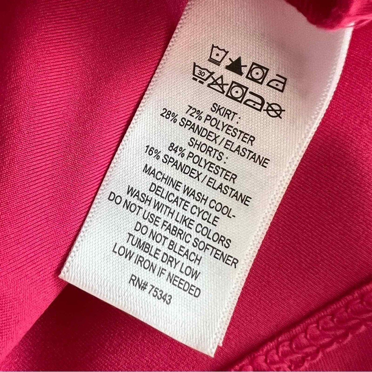 ivx New Tommy Bahama Golf Skirt Skort Hot Pink Ruffle Hem