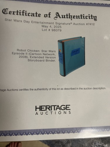 Star wars storyboards ROBOT CHICKEN Cartoon Network Animation Cel TAUNTAUN X1 - Picture 10 of 13