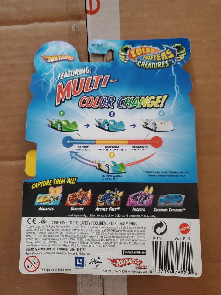 Hot Wheels Color Shifters Creatures SPEED SPIDER | eBay