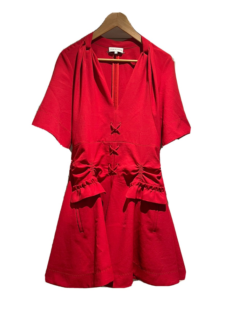 Carven Red Dress, Brand New, Size 8/10, But Will Fit A size