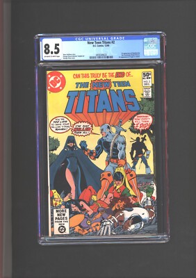 【未使用・希少】comings teen runnings 7インチ New Teen Titans #2 CGC 8.5 1st App Of Deathstroke 1980 | eBay