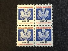 ICOLLECTZONE  US O129A Block VF NH