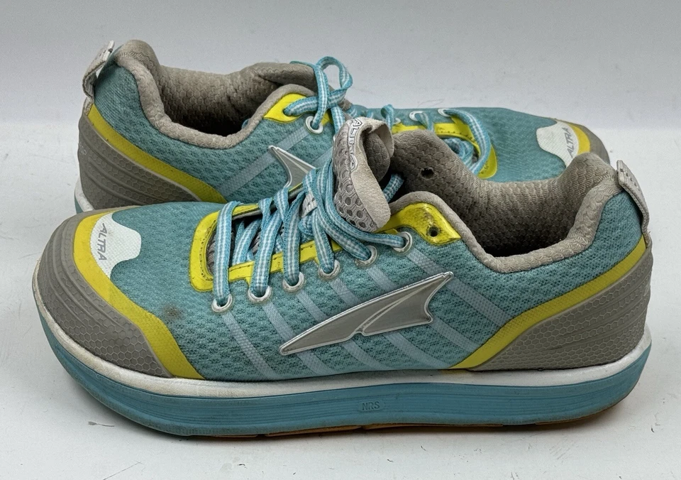 Zapatillas deportivas Altra Intuition 2.0 para mujer 6 azules amarillas Foto 2 de 4