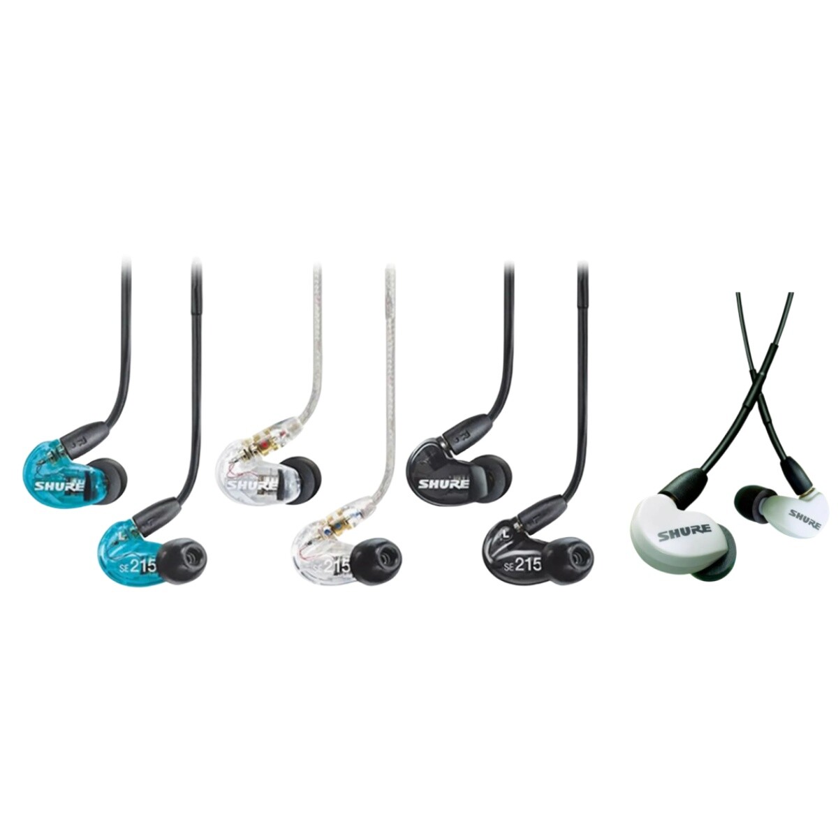 Shure SE215 Professional In Ear Sound IEM Monitors Headphones