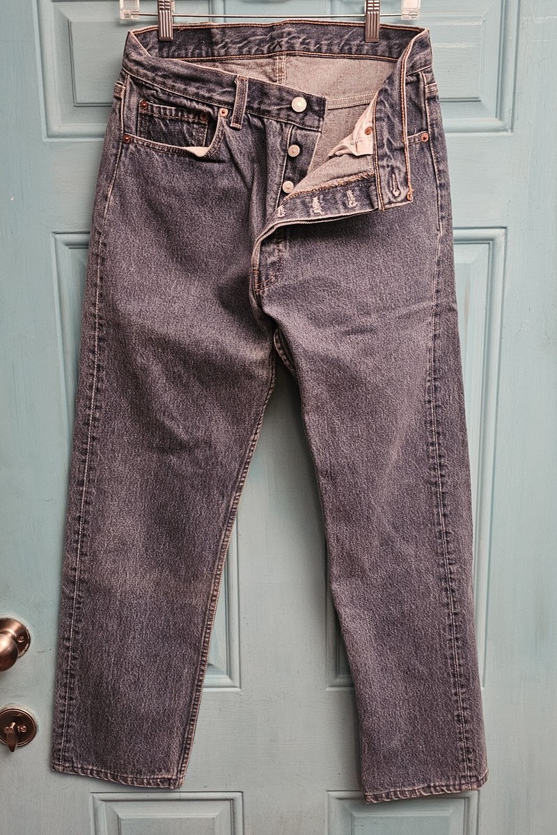 Vintage 90s LEVI'S 501 Made in USA SIZE 34x32 | eBay UK