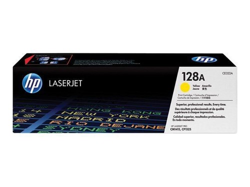 Genuine HP LaserJet 128A Yellow Print Cartridge CE322A - Picture 1 of 1